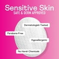 thumbnail image 3 of Swisspers Premium Cotton Ovals, 100% Chlorine Free Cotton, Dermatologist Tested, Soft, Strong, Sensitive Skin Safe, Absorbent, Hypoallergenic, Cruelty-Free, Vegan, Paraben Free, 50 Pads, 3 of 8