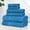 Blue, variant on Superior Miami 100% Cotton Lightweight 6-Piece Towel Set, Sage