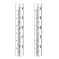 thumbnail image 1 of OUNONA 2Pcs 12cm Glass Flat-bottomed Rain Gauge Meter Test Tube with Scale, 1 of 8