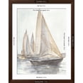 thumbnail image 5 of Art.com Plein Air Sailboats II Art Print by Ethan Harper, Brown Frame Wall Art, 32" x 40", 5 of 5