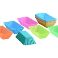 thumbnail image 2 of Tazas para hornear Jumbo de 3,14 pulgadas, moldes cuadrados de silicona reutilizables para cupcakes, molde antiadherente para pastel de brownie y muffins (paquete de 30), 2 of 5
