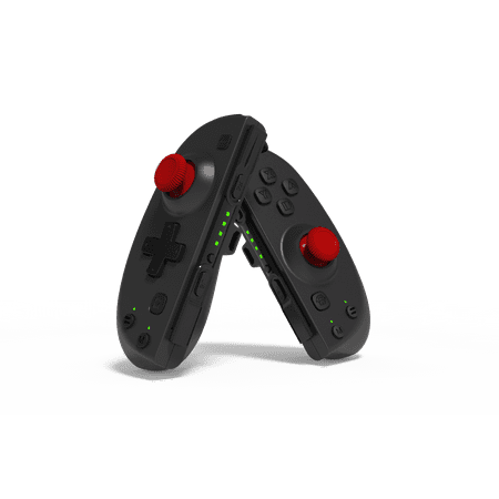 Motion Controllers pair with a USB Type-C Charging Cable & Joy-Con Alternative compatible with Nintendo Switch - Black