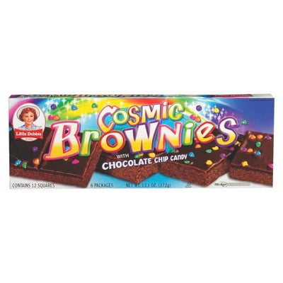 Little Debbie Cosmic Brownies 6 Count, 1 Box by