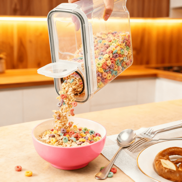 Airtight Cereal Containers Set of 4 with Labels and Marker photo 7