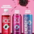 thumbnail image 2 of Sparkling Ice Caffeine Black Raspberry, Flavored Sparkling Water, 16 fl oz Cans (Pack of 12), 2 of 6