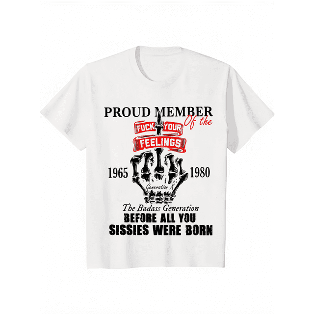 Camiseta GRÁFICA DE VERANO Generación X personalizada Año Badass Generación, Camisa Gen X FAFOT - 100% Algodón Top Unisex Cómodo Ropa de Mujer Ropa de Hombre, Cuello Clásico Personalizado Love