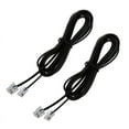 thumbnail image 1 of 2X RJ11 6P4C Cuerda Cable de Telefono Modem ADSL 2 Metros, 1 of 4