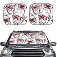 thumbnail image 2 of Fotbe Monkey 2-Piece Car Windshield Sun Shade | Sun Blocker for Car Windshield | Foldable Automotive Interior Accessories for Sun Protection-Medium, 2 of 7