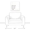 thumbnail image 3 of Creative Products Love You Most 20x20 Canvas Wall Art, 3 of 5