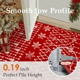 thumbnail image 3 of BERTHMEER Christmas Rug 2'x3' for Entryway, Small Kitchen Bathroom Rugs for Living Room Washable Soft Non-Slip Xmas Christmas Geometric Snowflake Mat for Winter Hoilday Decor, 3 of 5