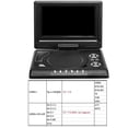 thumbnail image 4 of 270 7.8 Pulgadas DVD Player 16: 9 Widescreen 270 Soporte de DVD rotativo para la Función del Juego, 4 of 7