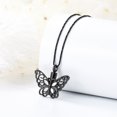 thumbnail image 3 of Butterfly Cremation Necklace for Ashes Memorial Keepsake Ashes Ashes Urn Pendant, 3 of 7
