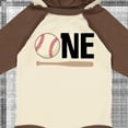 thumbnail image 4 of Inktastic 1st Birthday Baseball Boys First Boys or Girls Long Sleeve Baby Bodysuit, 4 of 5