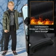thumbnail image 5 of Toumett Kids Snow Hiking Cargo Waterproof Fleece Lined Black Boys Pants, 5 of 7