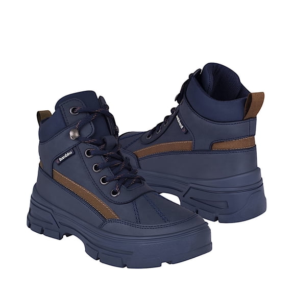 BOTINES NIÑO BAMBINO BA2290 SIMIPIEL AZUL 18-21