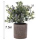 thumbnail image 2 of Maceta de flores falsa, escritorio, mini flor de plástico artificial en maceta, decoración del hogar, simulación, bonsái, púrpura Scienceny HA8896-02B, 2 of 6