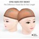 thumbnail image 2 of Nylon Wig Caps. 20pcs Brown Wig Caps Stocking Caps For Wigs Stretchy Wig Caps Wig Caps Gift, 2 of 5