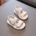 thumbnail image 6 of Viluyesy Boys Open Toe Sandals - Toddler Summer Beach Shoes Casual Comfortable Solid Color Infant First Walkers Beige Size 12, 6 of 10
