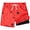 Orange, variant on REDESS Mens Swim Trunks with Liner, Mens Athletic Running Workout Shorts 6" Inseam, Sizes S-2XL