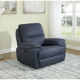 Variel Glider Recliner Blue - Walmart.com