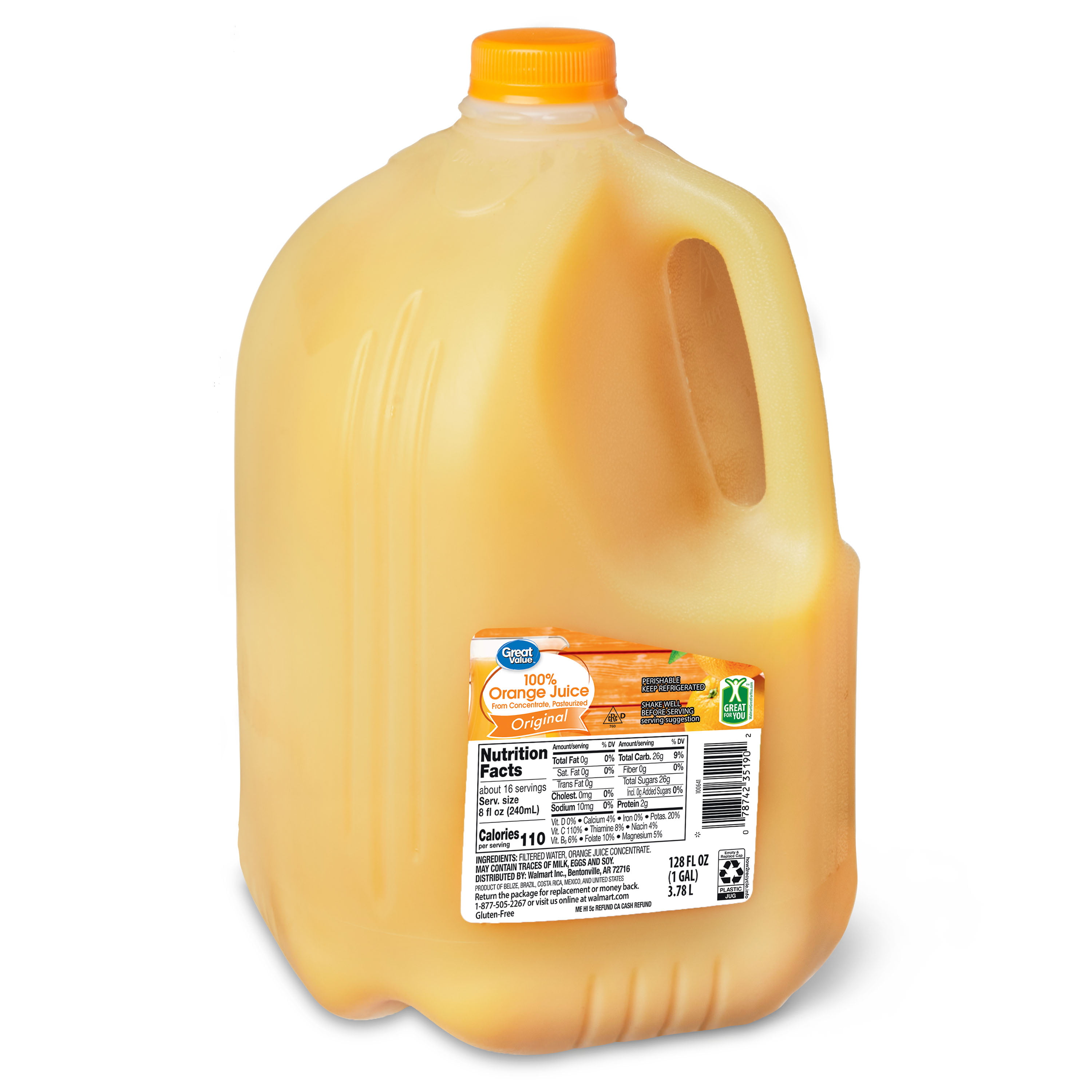 How Many Oranges In A Gallon Of Orange Juice