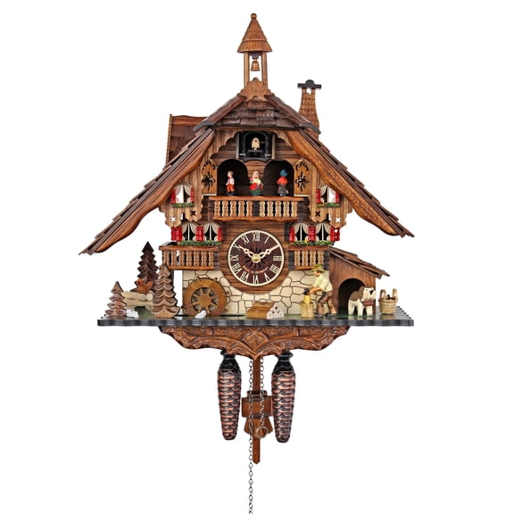 Engstler Quartz Cuckoo Clock - The Busy Wood Chopper
