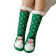 thumbnail image 1 of Minnieouse Calcetines cálidos de Navidad para mujer, bonitos calcetines gruesos de felpa para otoño e invierno, cómodos, cómodos, antideslizantes, Medias muñeco de nieve verde Minnieouse AP013038-03, 1 of 1
