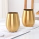 thumbnail image 4 of Zhuge Mingcheng - Vaso de vino sin tallo de acero inoxidable de 17 oz,regalo para el día del padre, vaso de vino portátil para exteriores para piscina,juego de 2 vasos de metal para beber (dorado), 4 of 5