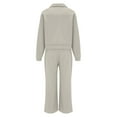 thumbnail image 6 of MSJUHEG jogging suits for women,jogging suits for women,women's athletic clothing sets,Two Piece Outfits Set Wide Leg Sweatpant Set Tracksuit,winter outfits 2024,new years outfits women Beige L, 6 of 6