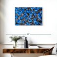 thumbnail image 3 of Elephant Stock Cerulean Tulips Wall Art - Horizontal Canvas Wall Art - Living Room Wall Decor - Floral And Botanical Canvas - Blue And Gray Decor - 30" x 20", 3 of 8