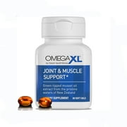 OmegaXL Joint Health Support Softgels 60 Capsules, Natural Green Lipped Mussel Oil Extract, Enhanced Mobility Health Support