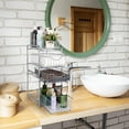 thumbnail image 5 of 2 Pcs Kitchen Storage Rack Under Sink Cabinet Organizer w/Sliding Storage Drawer, 5 of 8