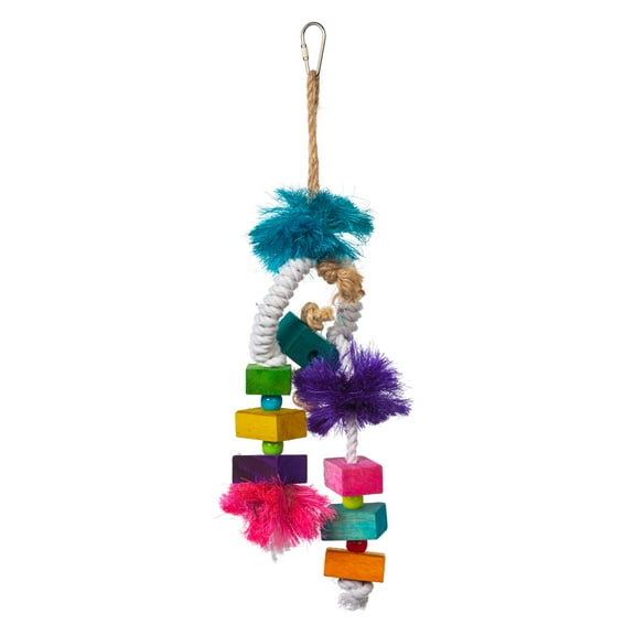 Prevue Pet Products Playfuls Preen & Pacify Mai Tai Bird Toy 62184