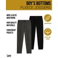 thumbnail image 5 of Lee Boys Sweatpants - 2 Pack Basic Cozy Active Fleece Jogger Pants with Pockets (4-20), 5 of 7