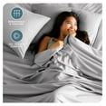 thumbnail image 3 of Sheet Set - College Dorm Size - Luxury 1800 Ultra-Soft Microfiber Twin Extra Long Bed Sheets - Deep Pockets - Easy Fit - Extra Soft - 3 Piece Set (Twin XL, Light Grey), 3 of 9