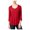 Red - brightrhubarb, variant on Maison Jules Womens Pocket Pullover Blouse
