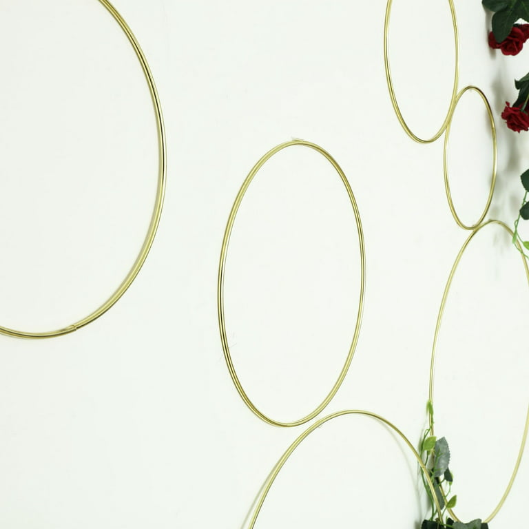 Metal Floral Hoops Wreath Macrame Rings Macrame Wall Hanging Crafts for DIY  Wedding Decor B03E - AliExpress