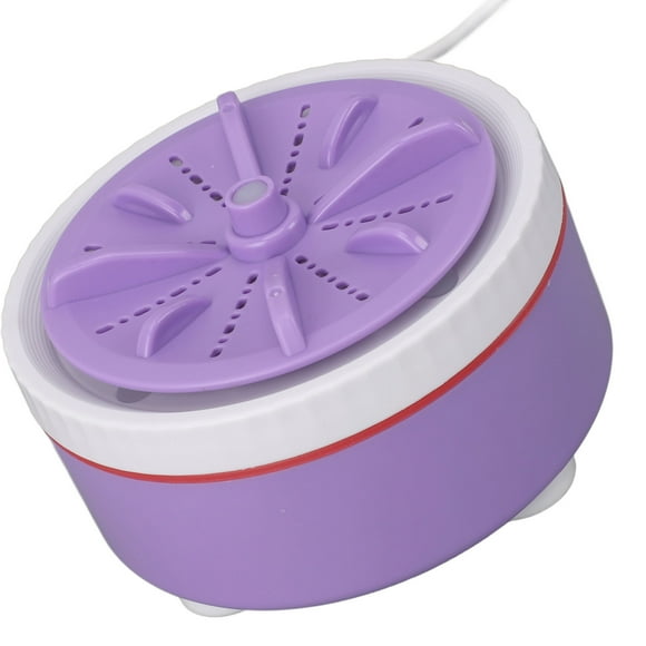 Lavadora Portátil, Mini Lavadora de Turbina Alimentada por USB Ajustable Temporizada, Limpieza Potente, Mini Lavadora Turbo Compacta Multifunción para Ropa Pequeña, Lavado DE