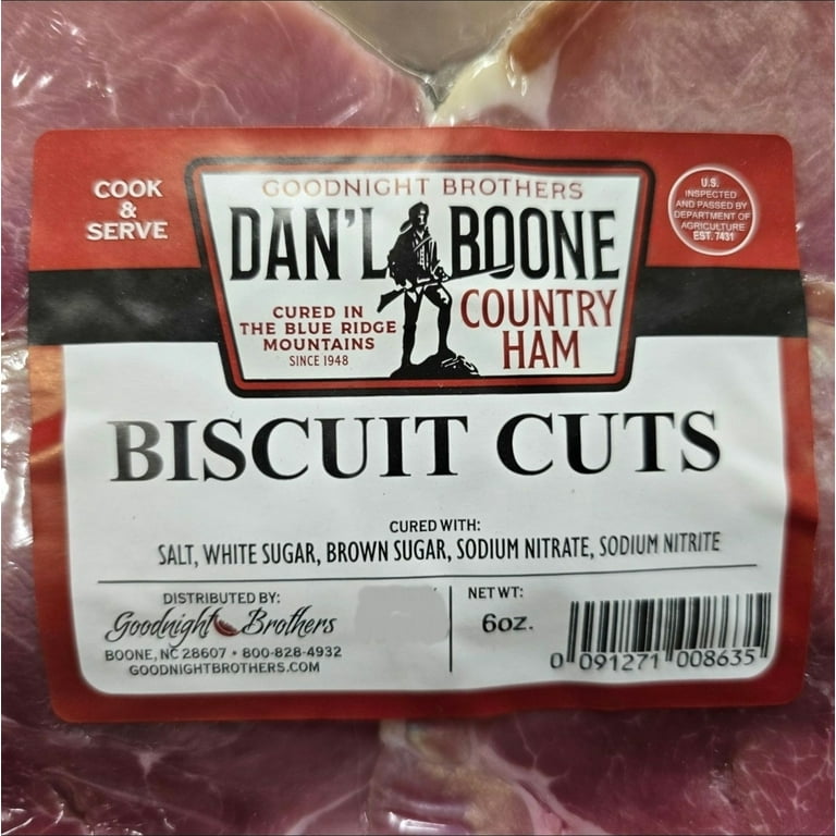 Dan'i Boone Inn Brand Country Ham, Center Slices 8 Oz | Ham | Carlie C's-825979