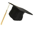 LIYUNMIAO Unisex Matte Graduation Cap with Tassel Adjustable