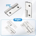 thumbnail image 3 of Uxcell Lift Off Hinge, Detachable Lift Off Hinges Left Handed Slip Joint Flag Hinge Butt Door Hinge 2" 2, 3 of 7