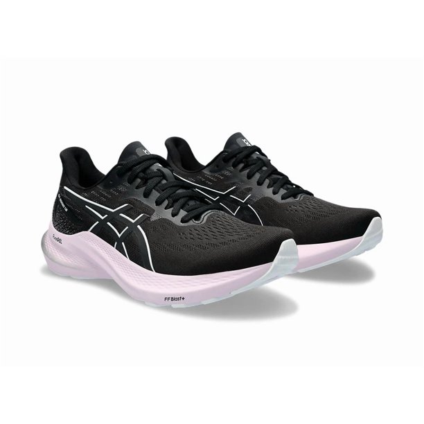 Asics GT 2000 12 Womens 12 Black/Pink Road Race Runner Trainer Stability