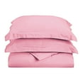 thumbnail image 1 of Stripes Microfiber Wrinkle-Resistant Duvet Cover and Pillow Sham Set Pink / Twin/Twin XL, 1 of 1