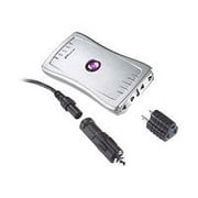 Targus 150 Watt Dual Outlet Slimline Inverter - DC to AC power inverter - 150 Watt - output connectors: 3 - silver