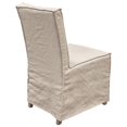 thumbnail image 5 of Nova Lifestyle Sonoma 2-Pack Dining Chairs with Wood Legs and Sand Linen Removable Slipcover, 5 of 11