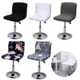 thumbnail image 1 of Stretch Bar Stool Chair Low Back Chair Slipover Spandex Seat Case Elastic Rotating Lift Chair Cover Dining Seat Protector02China He Qiyong unisex, 1 of 1