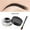 Black, variant on KeirineCC Eyebrow Stamp Pencil Kit for Eyebrows Makeup, with Waterproof Eyebrow Pencil, Eyeliner, Eyebrow Pomade, and Dual-ended Eyebrow Brush - Light brown