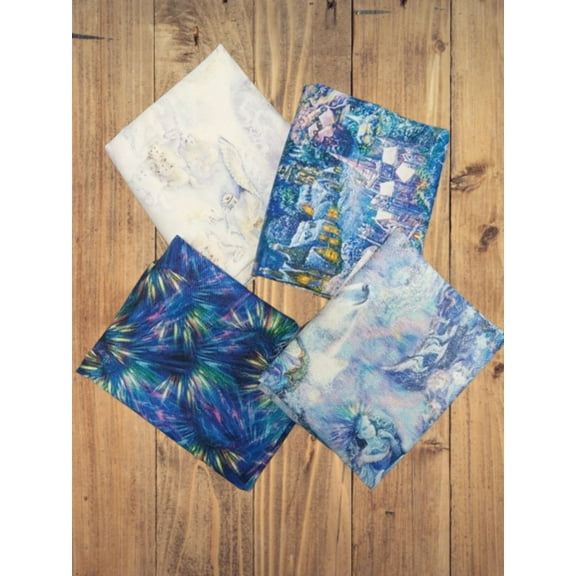 4 Fat Quarters - Assorted Polar Journey Fat Quarter Bundle
