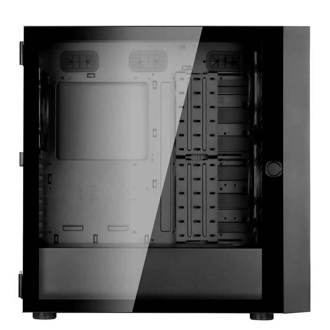 SilverStone Technology SEH1B-G Seta H1 Mid-Tower Case with ARGB Lighting