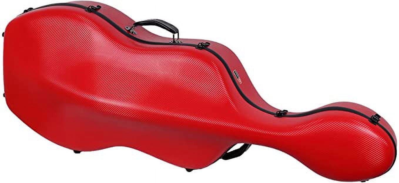 Crossrock 4/4 Cello Case,Carbon Fiber Composite with Wheels and Backpack